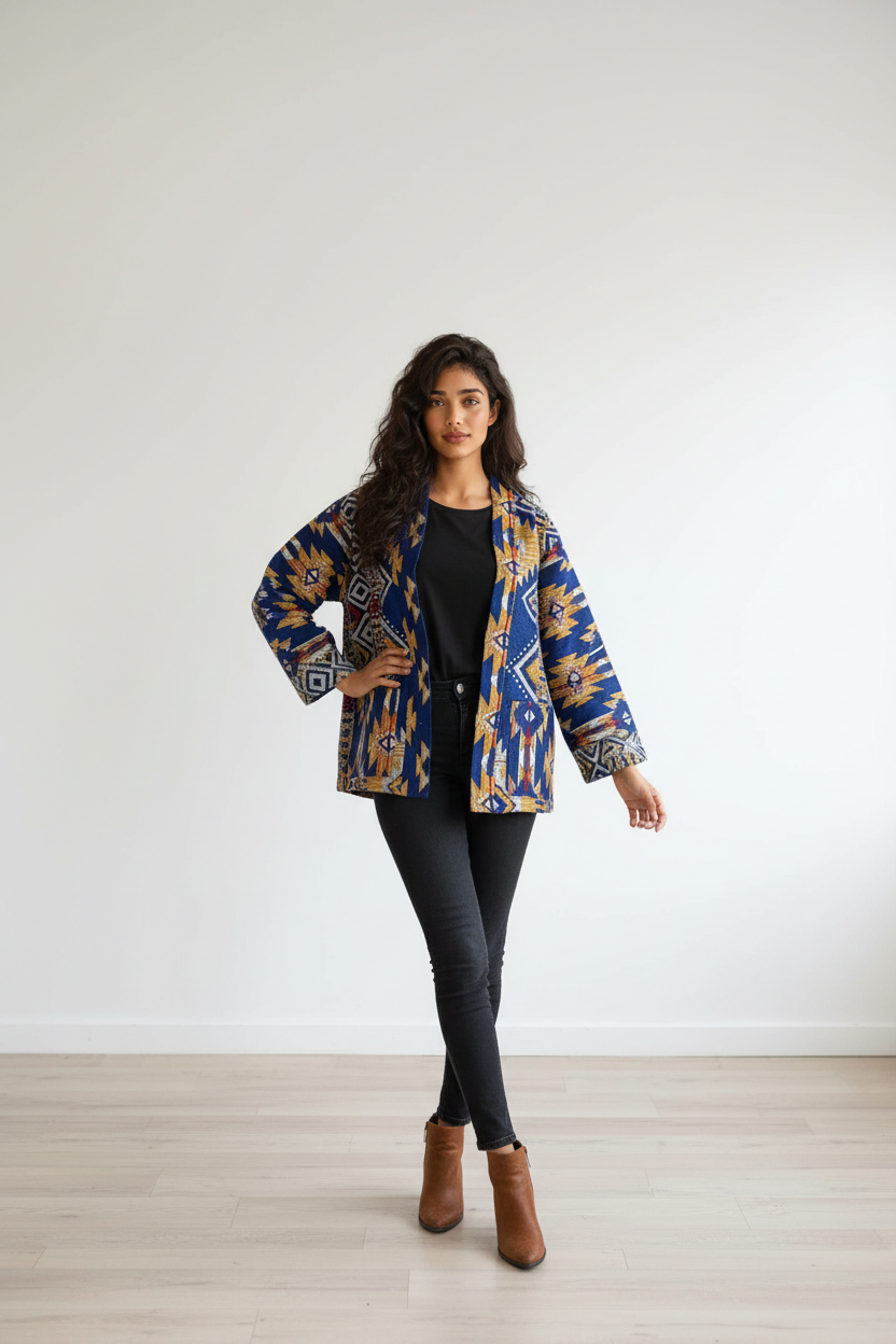 atlas jacket in blue color atlas jacket in blue color