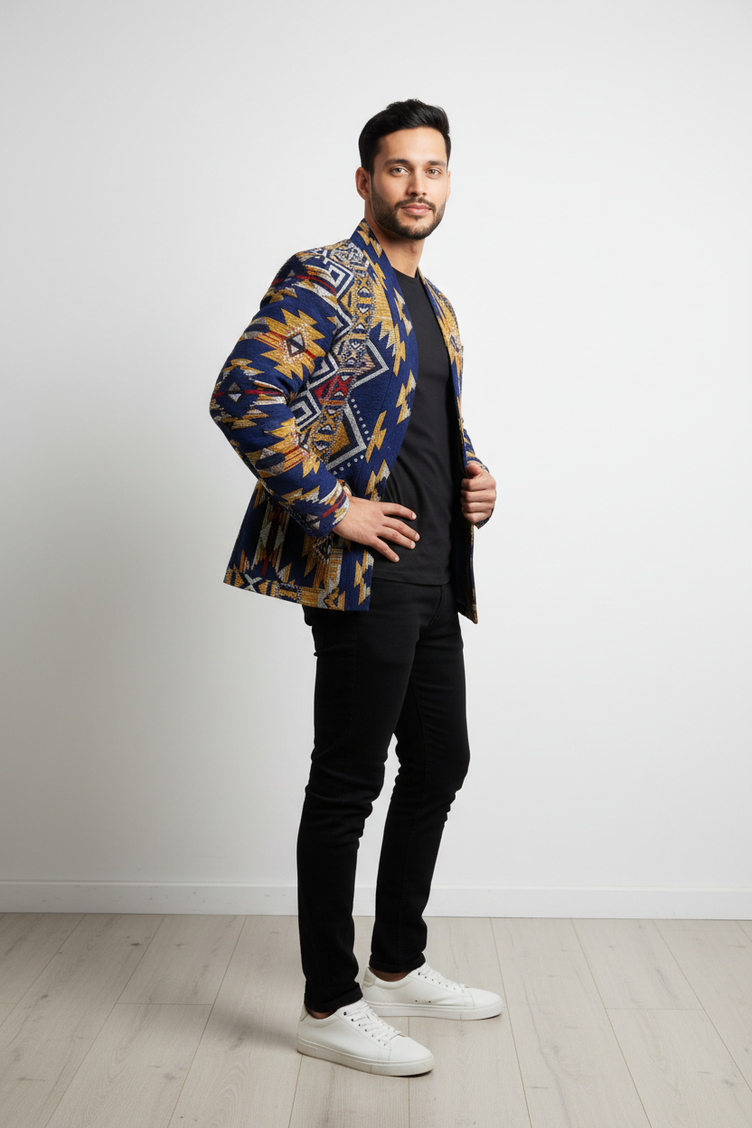 atlas jacket in blue color atlas jacket in blue color