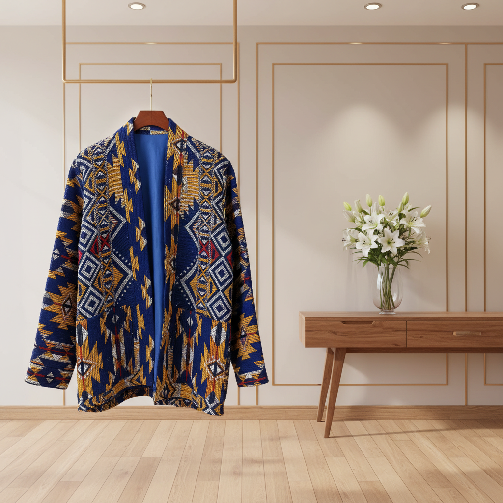 atlas jacket in blue color atlas jacket in blue color